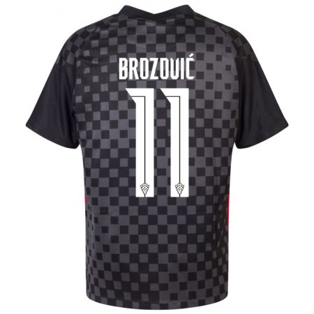 Billiga Fotbollströjor Kroatien Marcelo Brozovic 11 Borta tröja EM 2020 Kortärmad